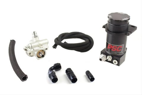 PSC Pro Touring Power Steering Pumps PK1100X-A Pump, Touring, GM Type 2, -6 AN Male Threads Inlet, -10 AN Male Threads Outlet, Each