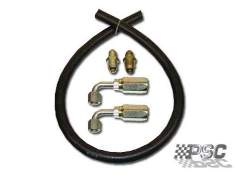 PSC Power Steering Line Conversion Hose Kits HK2024 Hose, High-pressure, Nitrile Rubber, Black, 36.00 in. of Hose, Kit