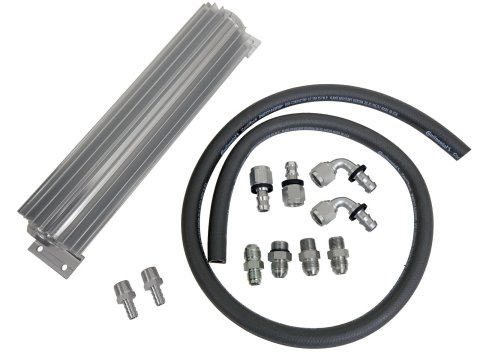 PSC Fluid Cooler Kits for 2012-2017 WRANGLER, 2018 WRANGLER JK - HK2098 Power Steering Cooler, Aluminum Heat Sink, Natural, Jeep, JK, 3.6L, Kit
