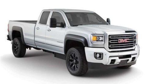 Bushwacker Extend-A-Fender Flares 40988-02 Fender Flares, Extend-A-Fender, Front and Rear, Matte Black, Dura-Flex Thermoplastic, GMC, Pair