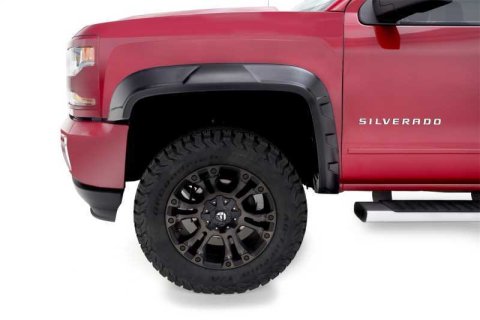 Bushwacker Pocket-Style Fender Flares 20142-02 Flare, FF POCKET STYLE 2PC REAR
