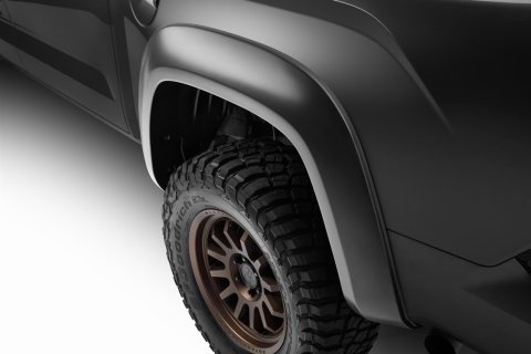 Bushwacker Extend-A-Fender Flares for 2022-2026 TUNDRA - 30056-02 Fender Flares, Extend-A-Fender, Rear, Black, Dura-Flex Thermoplastic, Toyota, Pair