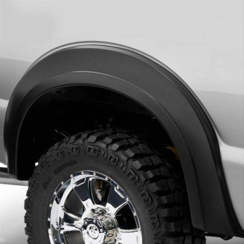 Bushwacker Extend-A-Fender Flares 20088-02 Fender Flares, Extend-A-Fender, Rear, Black, Dura-Flex Thermoplastic, Ford, Pair