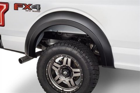 Bushwacker OE-Style Fender Flares for 2018-2020 F-150 - 20948-12 Flares, OE-Style, Front and Rear, Dura-Flex Thermoplastic, Oxford White, 0.500 in. Flare Width, Ford, Set of 4