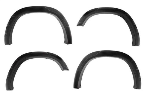Bushwacker DRT-Style Fender Flares 50932-02 Flare, DRT Style, Front/Rear, 3.3 in. Width, Black, ABS Thermoplastic, Dodge, Ram, Set of 4