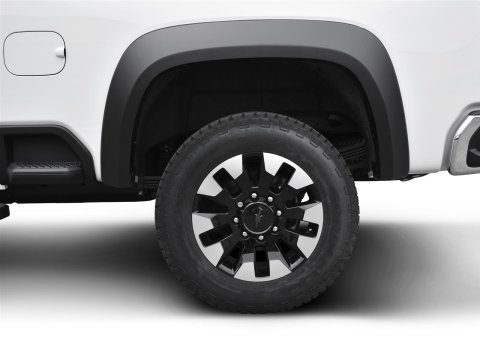 Bushwacker Extend-A-Fender Flares 40156-02 Fender Flares, Extend-A-Fender, Rear, Black, Dura-Flex Thermoplastic, Chevrolet, Pair