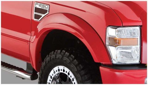 Bushwacker OE-Style Fender Flares 20057-02 Flares, OE Style, Front, Black, Dura-Flex Thermoplastic, Ford, Pair