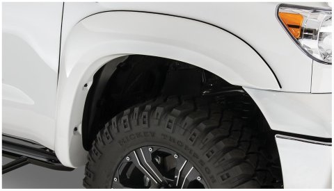 Bushwacker Extend-A-Fender Flares 30035-02 Fender Flares, Extend-A-Fender, Front, Black, Dura-Flex Thermoplastic, Toyota, Pair