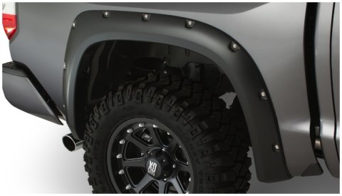 Bushwacker Pocket-Style Fender Flares 30040-02 Flares, Pocket Style, Rear, Black, Dura-Flex Thermoplastic, Toyota, Pair