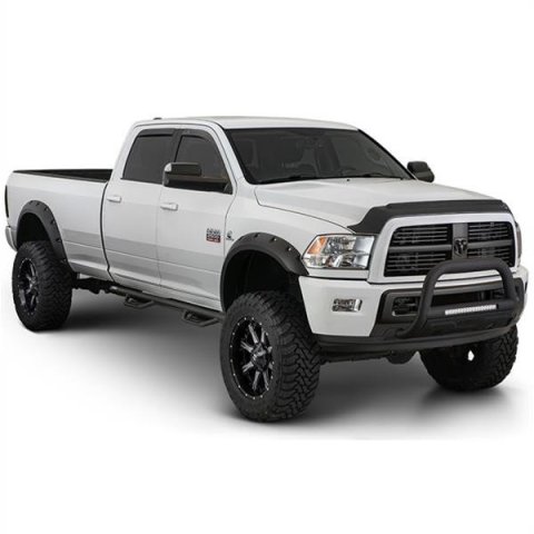 Bushwacker Max Coverage Pocket Style Fender Flares 40977-02 Flares, Style, Front and Rear, Dura-Flex Thermoplastic, Black, Chevy, Set of 4