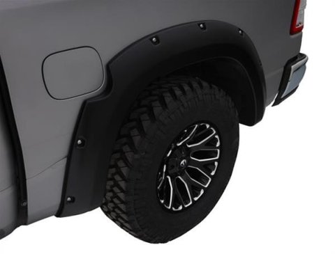 Bushwacker OE-Style Fender Flares 20122-02 Flares, OE-Style, Rear, Matte Black, Dura-Flex Thermoplastic, Ford, Pair