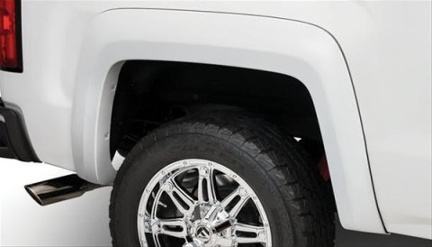 Bushwacker Extend-A-Fender Flares 40100-02 Fender Flares, Extend-A-Fender, Rear, Black, Dura-Flex Thermoplastic, GMC, Pair