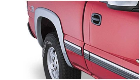 Bushwacker OE-Style Fender Flares 40034-02 Flares, OE Style, Rear, Black, Dura-Flex Thermoplastic, Chevy, GMC, Pair
