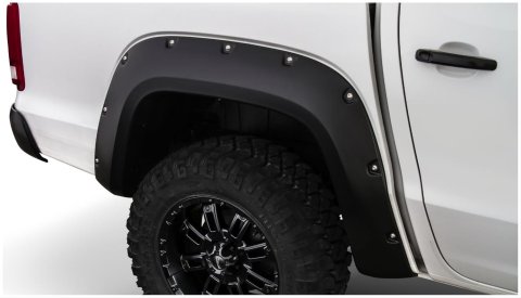 Bushwacker Pocket-Style Fender Flares 171002-02 Flares, Pocket Style, Rear, Black, Dura-Flex Thermoplastic, Volkswagen, Pair