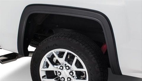Bushwacker OE-Style Fender Flares 40124-02 Flares, OE Style, Rear, Black, Dura-Flex Thermoplastic, GMC, Pair