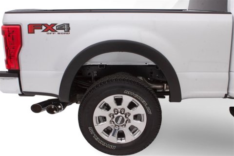 Bushwacker OE-Style Fender Flares 20104-02 Flares, OE-Style, Rear, Black, Dura-Flex Thermoplastic, Ford, Pair