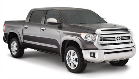 Bushwacker Color-Matching OE-Style Fender Flares 30917-53 Flares, OE-Style, Front and Rear, Dura-Flex Thermoplastic, Silver Ice Metallic, 0.750 in. Flare Width, Toyota, Set of 4