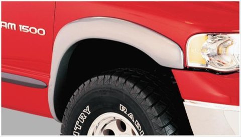 Bushwacker OE-Style Fender Flares 50015-02 Flares, OE Style, Front, Black, Dura-Flex Thermoplastic, Dodge, Pair