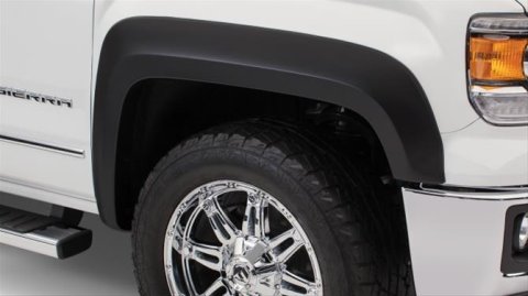 Bushwacker Extend-A-Fender Flares 40149-02 Fender Flares, Extend-A-Fender, Front, Black, Dura-Flex Thermoplastic, GMC, Pair