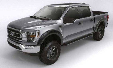 Bushwacker Forge Fender Flares 28310-08 Flares, Style, Front and Rear, Textured Black, Dura-Flex Thermoplastic, Ford, Set of 4
