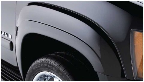 Bushwacker OE-Style Fender Flares 40063-02 Flares, OE Style, Front, Black, Dura-Flex Thermoplastic, Chevy, Pair