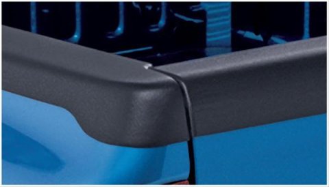 Bushwacker Ultimate Bed Rail Caps 38501 Caps, Ultimate, Smooth, Plastic, Matte Black, Toyota, Pair