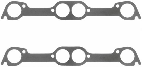 Fel-Pro Performance Exhaust Header Gasket Sets 1436 Gaskets, Header, Steel Core Laminate, Round Port, Pontiac, V8, Round Port, Set