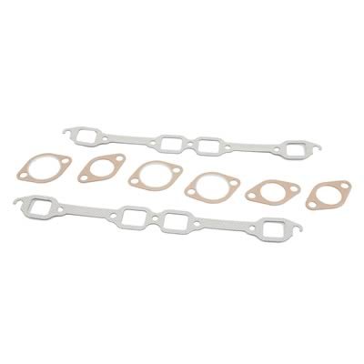 Fel-Pro Exhaust Manifold Gaskets MS 9492 B Gasket, Manifold, Steel Core Laminate, Ford, Y Block, Set