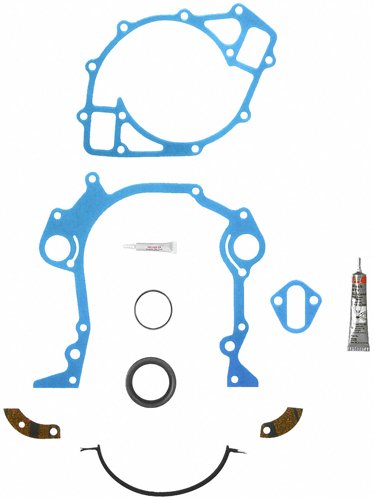 Fel-Pro Timing Cover Gaskets TCS 45279 Gasket, Cover, Cork/Rubber, Ford, Lincoln, Mercury, 429/460, V8, Kit