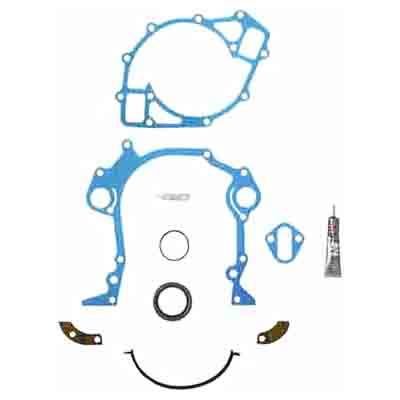 Fel-Pro Timing Cover Gaskets TCS 45279 Gasket, Cover, Cork/Rubber, Ford, Lincoln, Mercury, 429/460, V8, Kit