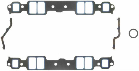 Fel-Pro Performance Intake Manifold Gasket Sets 1205 Gaskets, Manifold, Intake, Printoseal, 2.09 in. x 1.28 in. Port, .060 in. Thick, Chevy, Small Block, Set