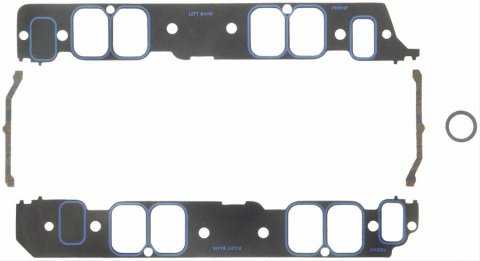 Fel-Pro Intake Manifold Gaskets 17342 Gaskets, Marine, Rectangular Port, Chevy, 7.4L, Pair