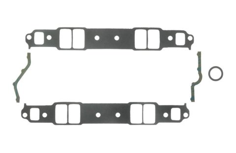 Fel-Pro Performance Intake Manifold Gasket Sets 1266 Gaskets, Manifold, Intake, Composite, 2.21 in. x 1.31 in. Port, .120 in. Thick, Chevy, Small Block, Set