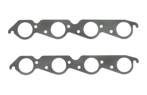 Fel-Pro Performance Exhaust Header Gasket Sets 1412 Gaskets, Header, Steel Core Laminate, Round Large Port, Chevy, Big Block, Set