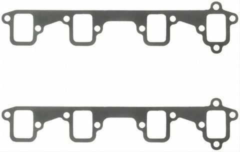 Fel-Pro Performance Exhaust Header Gasket Sets 1485 Gaskets, Header, Steel Core Laminate, Rectangular Port, Ford Big Block FE, 10/14-Bolt, Set