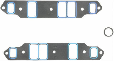 Fel-Pro Performance Intake Manifold Gasket Sets 1200 Gaskets, Printoseal, 2.05 in. x 1.11 in. Port, .060 in. Thick, Buick, 3.2/3.8/4.1L, V6, Set