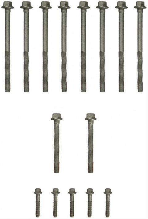 Fel-Pro Headbolt Kits ES 72173 Cylinder Head Bolts, Chevy LS 4.8, 5.3, 5.7, 6.0L, 1 Cylinder Head, Kit