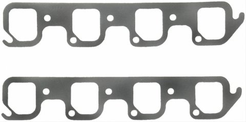Fel-Pro Performance Exhaust Header Gasket Sets 1416 Gaskets, Header, Steel Core Laminate, Rectangular Port, Ford, Boss/Cleveland, 4 V Heads, Set