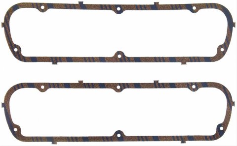Fel-Pro Performance Blue Stripe Valve Cover Gaskets 1613 Gaskets, Cork/Rubber, Ford, Lincoln, Mercury, Small Block/351W, Pair