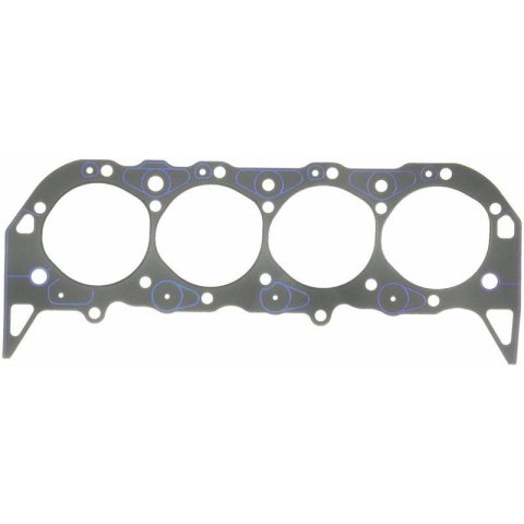 Fel-Pro Performance Marine Gasket Sets 17046 Head Gasket, Printoseal, Marine, 4.370 in. Bore, .039 in. Compressed Thickness, Chevy, 454, 7.4L, Each
