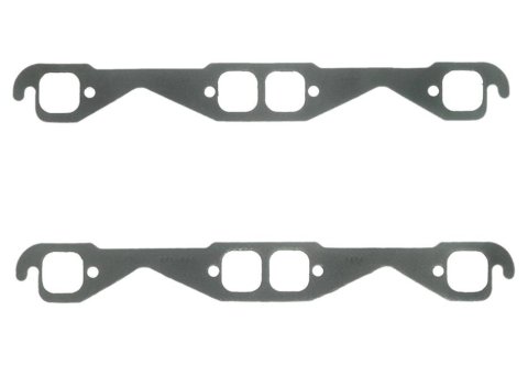 Fel-Pro Performance Exhaust Header Gasket Sets 1404 Gaskets, Header, Steel Core Laminate, Square Port, Chevy, Small Block, Set