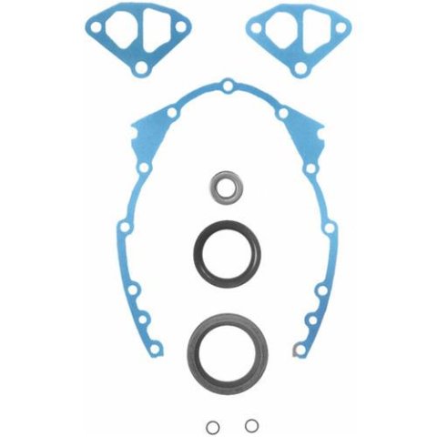 Fel-Pro Timing Cover Gaskets TCS 45956 Gaskets, Cover, Cork/Rubber, Chevy, Small Block, Kit