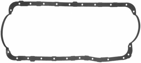 Fel-Pro Oil Pan Gaskets OS 34600 R Gasket, One Piece, Rubber, Ford, 7.5L/460, V8, Each