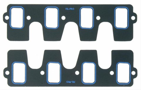 Fel-Pro Performance Intake Manifold Gasket Sets 1208-3 Gaskets, Composite with Coating and Printoseal, Rectangular Port, Chevy, Set