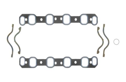 Fel-Pro Performance Intake Manifold Gasket Sets 1240 Gaskets, Intake, Composite, Printoseal, 2.12 in. x 1.50 in. Port, .060 in. Thick, Ford, 351C/351M/400, 2V, Set