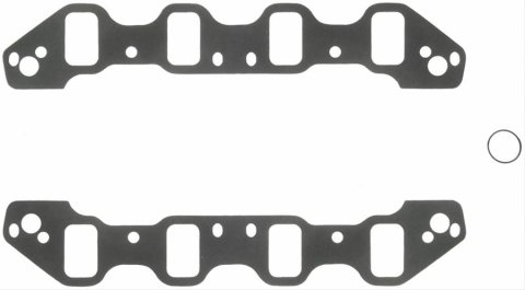 Fel-Pro Performance Intake Manifold Gasket Sets 1265 Gaskets, Intake, Composite, Cut to Fit, 2.22 in. x 1.35-1.83 in. Port, .060 in. Thick, Ford, 302/351 SVO/351C