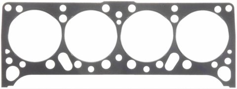 Fel-Pro Performance Head Gaskets 1016 Gasket, Composition Type, 4.300 in. Bore, .039 in. Compressed Thickness, Pre-Flattened Steel Wire Ring, Pontiac, 389/400/421/428/455, Each
