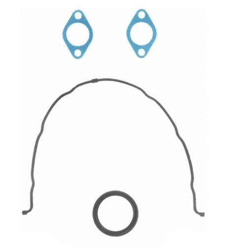 Fel-Pro Timing Cover Gaskets TCS 45969 Gasket, Cover, Cork/Rubber, Chevy, GMC, 7.4L/454, V8, Kit