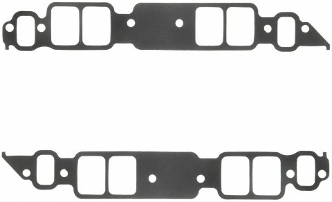 Fel-Pro Performance Intake Manifold Gasket Sets 1275-5 Gaskets, Manifold, Intake, Composite, Rectangle, 2.54 in. x 1.82 in. Port, .120 in. Thick, Chevy, 396-454, Set