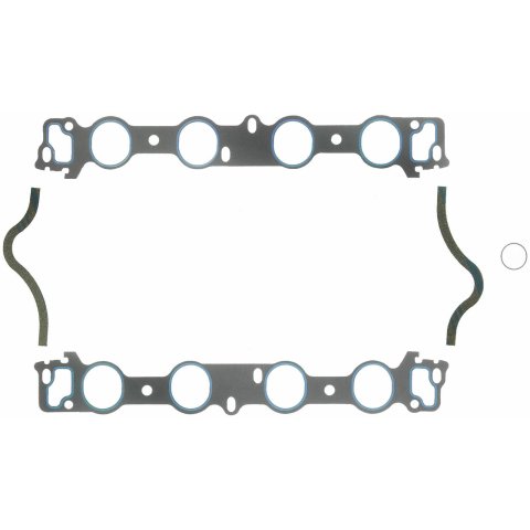 Fel-Pro Performance Intake Manifold Gasket Sets 1230 Gaskets, Manifold, Intake, Printoseal, 2.260 in. x 1.980 in. Port, .060 in. Thick, Ford, 429/460, Set